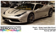 DZ031 Zero Paints Ferrari Ferrari Grigio Ingrid (Met Silver) 720 60ml Tamiya
