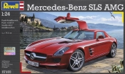 07100 1/24 레벨 Revell 메르세데스 벤츠 Mercedes-Benz SLS AMG w/V8 Engine