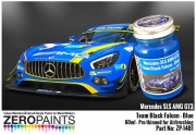 DZ133 Zero Paints Mercedes AMG GT3 Team Black Falcon Blue Paint 60ml Tamiya