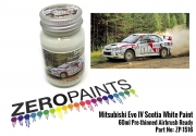 DZ253 Zero Paints Rally Mitsubishi Evo IV Scotia White Paint 60ml Tamiya