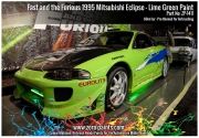 DZ272 Zero Paints Fast and the Furious 1995 Mitsubishi Eclipse Lime Green Paint 60ml Tamiya