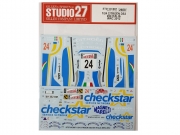 ST27-DC987 1/24 Citroen DS3 #24 Italia WRC 2012 Studio27 Decal