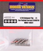 HD07-0031 1/24 Exhaust Tip (C) For Fujimi Ferrari 250 GTO Detail Parts