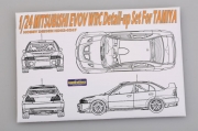 HD02-0268 1/24 Mitsubishi Evolution VI WRC Detail-up Set For Tamiya （PE+Resin+Metal parts）Hobby Desi