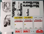 MSMD133 1/24 Mitsubishi Tobacco Decal for Lancer Evolution 6 (1999 San Remo Rally)
