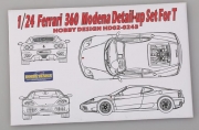 HD02-0243 1/24 1/24 Ferrari 360 Modena Detail-up Set For T（PE+Resin）Hobby Design