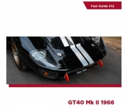 KOM-FG012 Ford GT40 Mk ll #2 24 Hours Le Mans 1966 for Fujimi Komakai Detail Up Guide Book