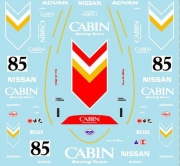 D194 1/24 Nissan R90V cabin decal [D194] Museum Collection