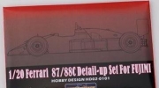 HD02-0101 1/20 FERRARI F1 87/88C Detail-up Set For Fujimi Hobby Design