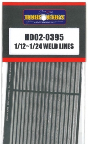 HD02-0395 1/12-1/24 Weld Lines Hobby Design