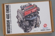 HD03-0551 1/24 Mitsubishi 4G63 Engine Detail Set (Resin+PE+Metal parts) Hobby Design