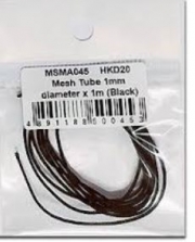 MSMA045 Mesh Tube 1mm diameter X 1m (Black)