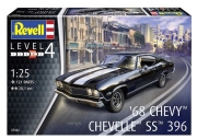 07662 1/25 1968 Chevy Chevelle SS 396 Revell