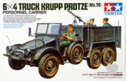 35317 1/35 German 6x4 Truck Krupp Protze Kfz.70 w/3 Figures Tamiya
