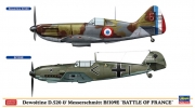 [사전 예약] 02332 1/72 Dewoitine D520 & Messerschmitt BF109E - Battle of France