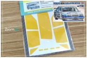 ZD106 Window & light painting masks - Volvo 850 Saloon Designed for 1/24 Tamiya