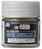 SM-201 Super Fine Silver 2 (Super Metallic)10ml