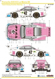 SK24105 1/24 Porsche 935 K3 Le Mans 80 Team Gozzy Kremer Racing