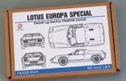 HD02-0411 1/24 Lotus Europa Special Detail-up Set For Tamiya 24358（PE+Metal parts+Resin+Metal Logo）