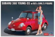 [사전 예약] 52291 1/24 Subaru 360 Young SS w/60's Girls Figure