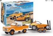 [사전 예약] 17228 1/25 Ford Bronco Half Cab - Sandman II w/Dune Buggy & Trailer