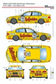 24034 1/24 BMW 320i (E46) Brinkmann Motorsport - DTC 2001 - Ellen Lohr / Thomas Winkelhock