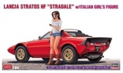 20543 1/24 Lancia Stratos HF Stradale w/Italian Girl`s Figure