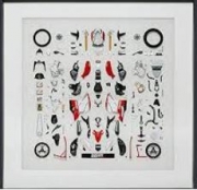 [사전 예약] 21241 1/12 Ducati 1199 Panigale S Tricolore Parts Panel